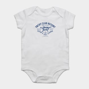 Distressed Yacht Club Resort Crew's Cup Lounge Orlando Florida Baby Bodysuit